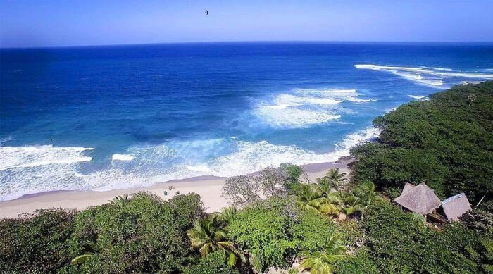 Aerial view of Cabarete beach