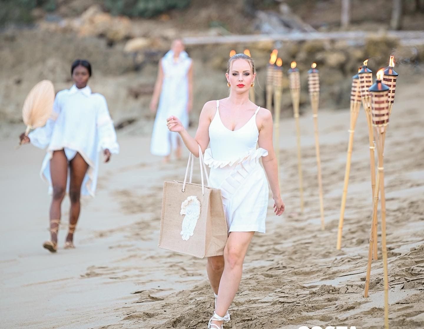 Guests celebrating an event at Cabarete Maravilla Ecolodge